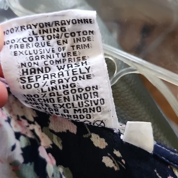 Papillon floral crinkle dress vintage from the 90s - Picture 14 of 14